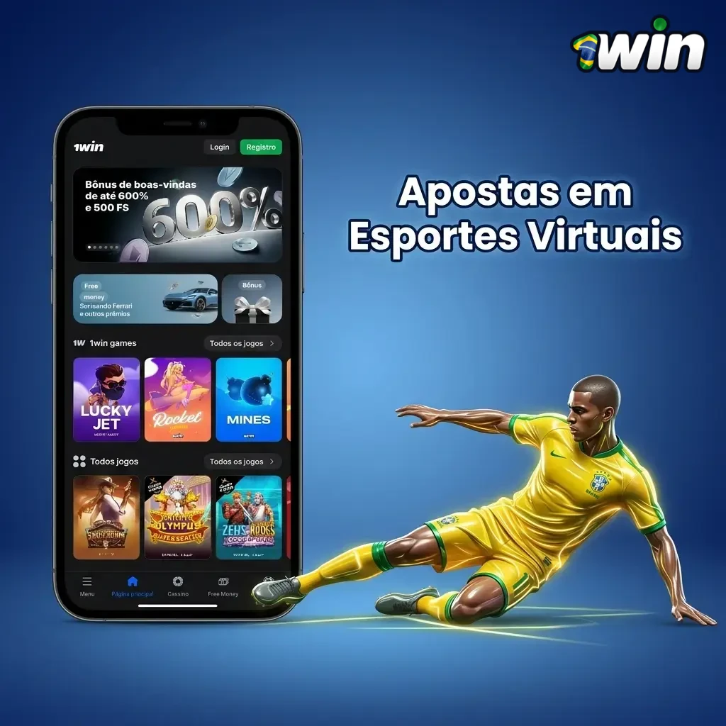 Apostas em esportes virtuais na 1win: futebol, corridas de cavalos, tênis e basquete simulados 24h
