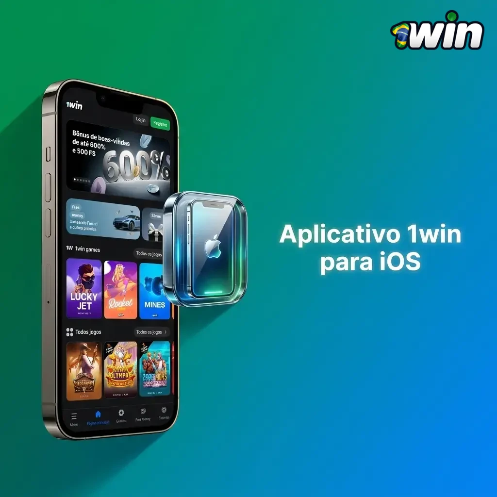Aplicativo 1win para iOS disponível para iPhone e iPad com apostas esportivas, cassino e suporte