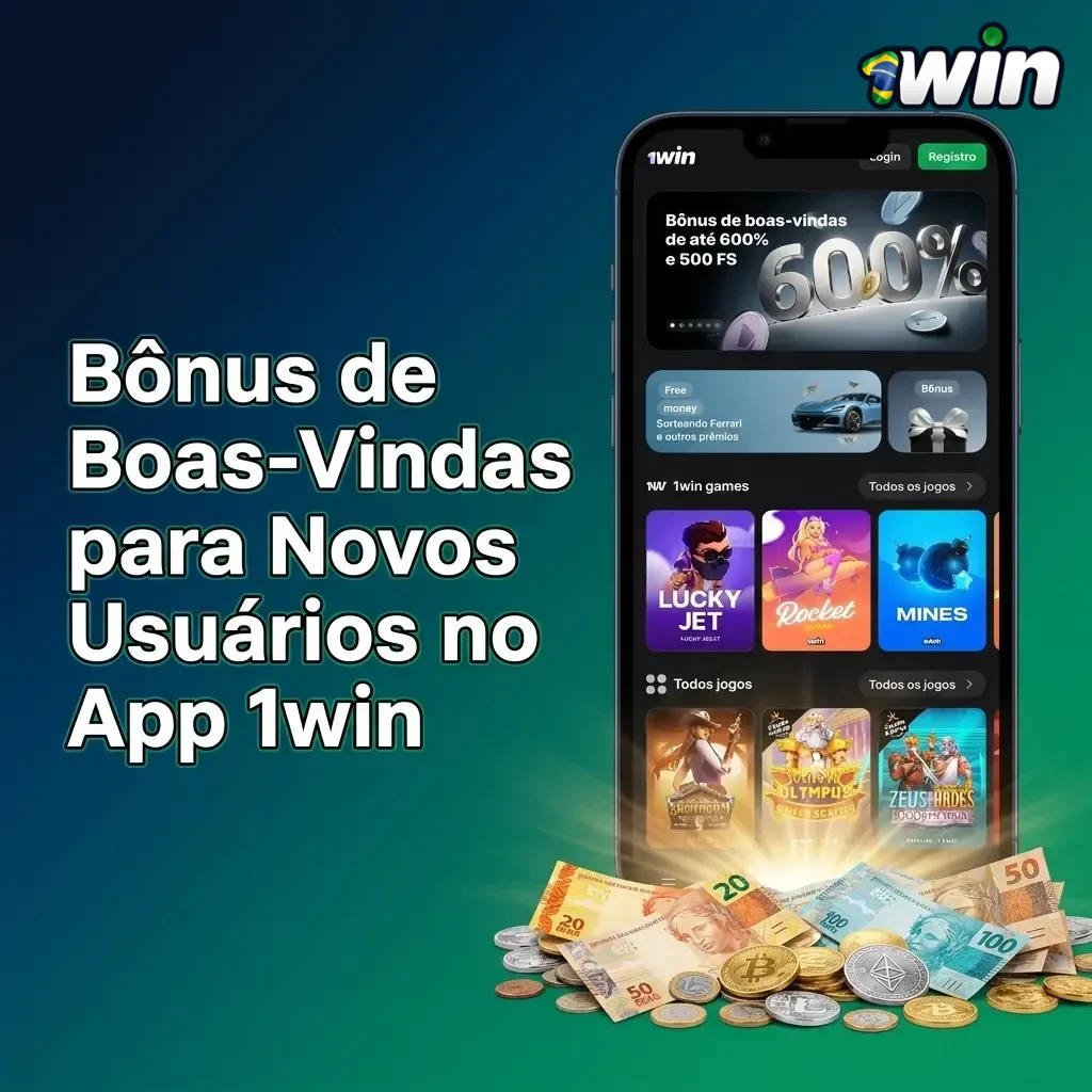 Bônus de boas-vindas no app 1win: opções de cassino com FS e esportes para novos usuários